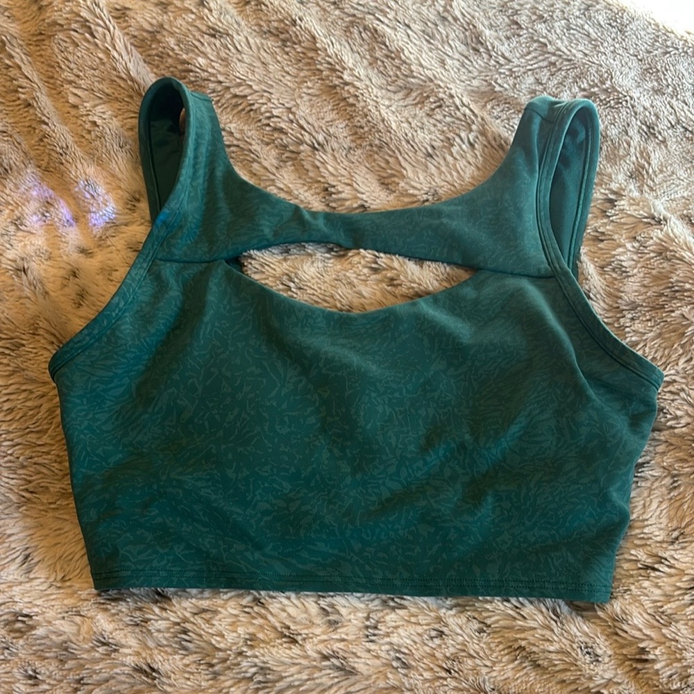 lululemon athletica Green Sports Bra